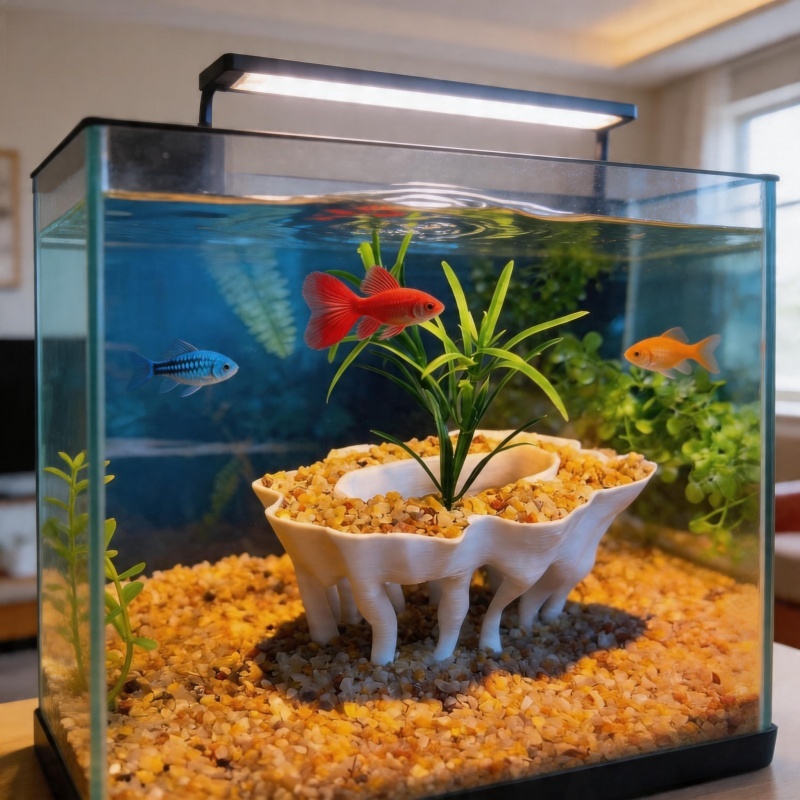 Aquarium Plant Design - 3D printed aquarium plants in the