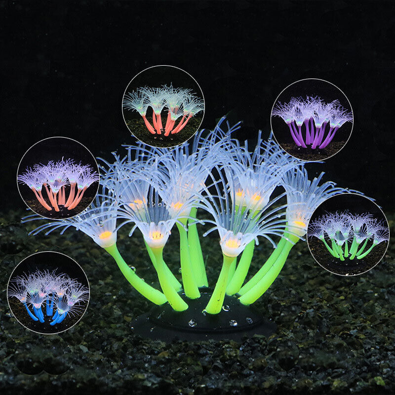 Silicone Glowing Landscape Art - Aquarium Plant Design 评论和价格