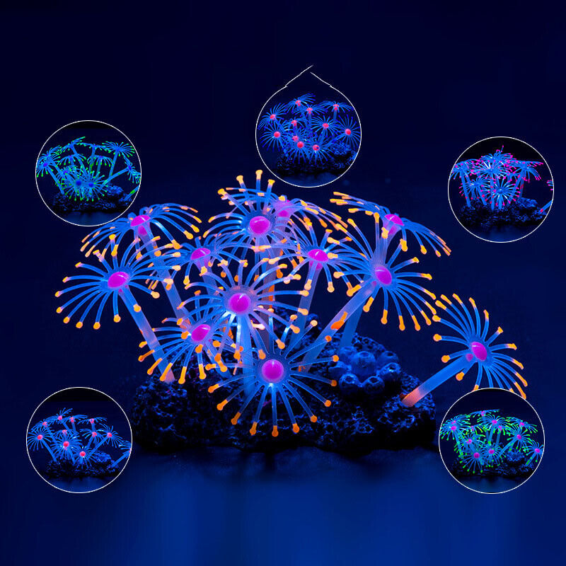 Silicone Glowing Landscape Art - Aquarium Plant Design 评论和价格