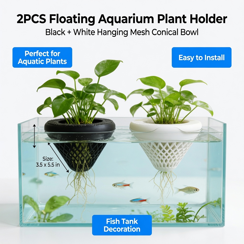 2PCS Floating Aquarium Plant H - Aquarium Plant Design 评论和价格
