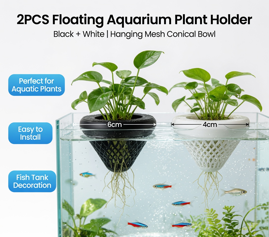 2PCS Floating Aquarium Plant H - Aquarium Plant Design 评论和价格