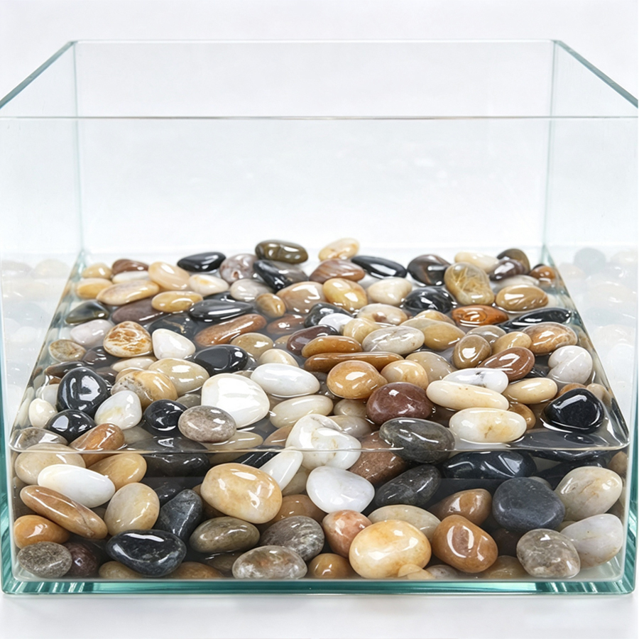 300-700g Smooth River Pebbles, - Aquarium Planted Fish Tank 评论和价格
