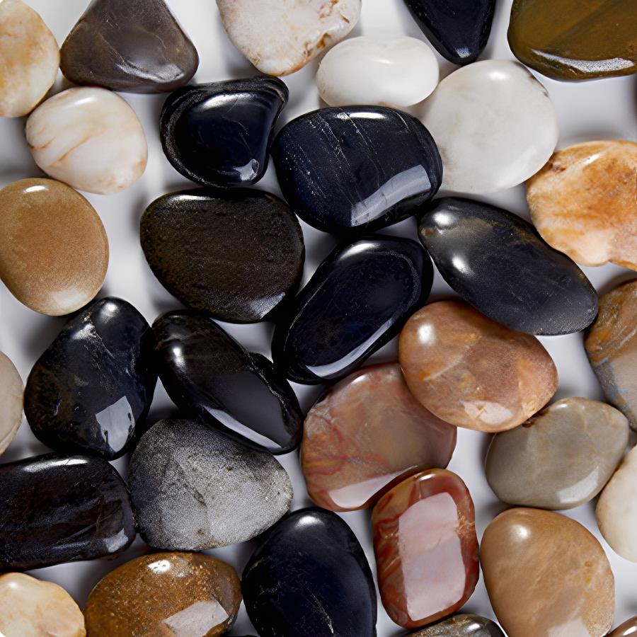300-700g Smooth River Pebbles, - Aquarium Planted Fish Tank 评论和价格