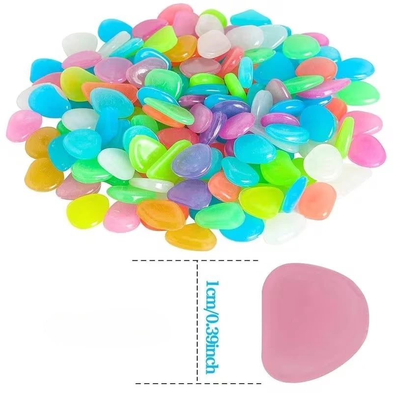 50-200pcs Glow in The Dark Peb - Aquarium Plant 评论和价格