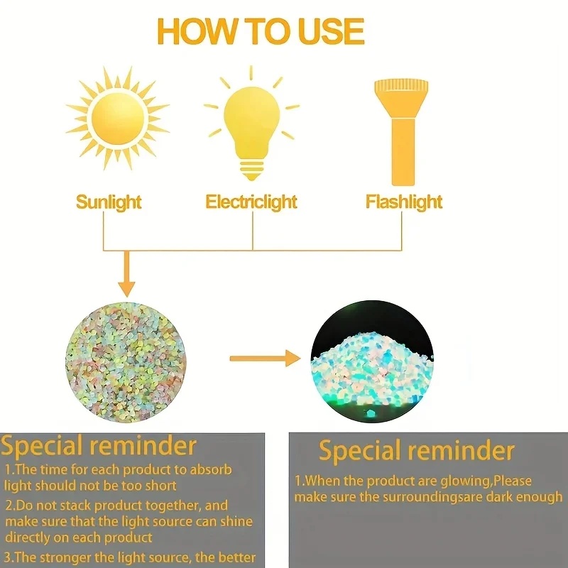 50-200pcs Glow in The Dark Peb - Aquarium Plant 评论和价格